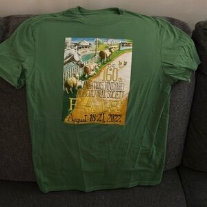 Fun light hunter green Martha’s Vineyard t shirt